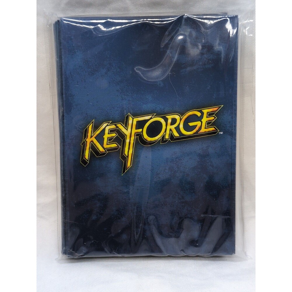 Pack Of (40) Gamegenic Blue Keyforge Standard Size Sleeves